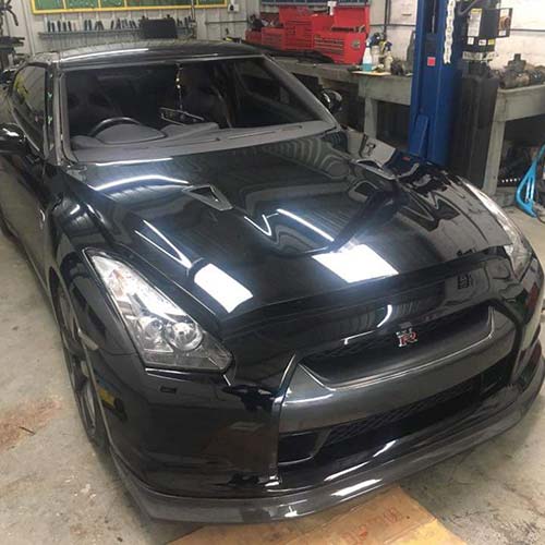 A1 autoglaze windscreen repair expensive black car